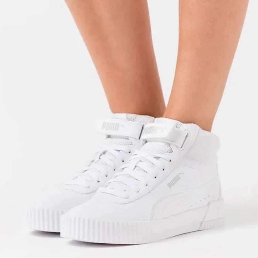 PUMA Women's Carina Mid Sneaker White 7.5 - Picture 13 of 13